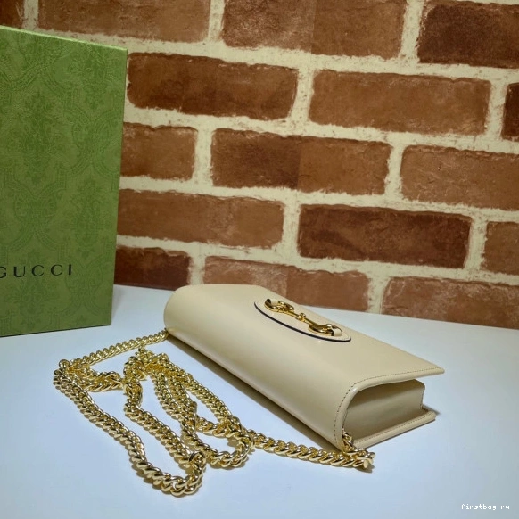 First bag ru Chain Gucci Wallet 0727